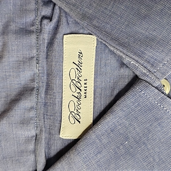 Brooks Brothers Dress Shirt 17 34 (XL) - Picture 2 of 3